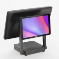 เครื่อง POS หน้าจอคู่ พร้อมเครื่องพิมพ์ Android พร้อมระบบเครื่องบันทึกเงินสด